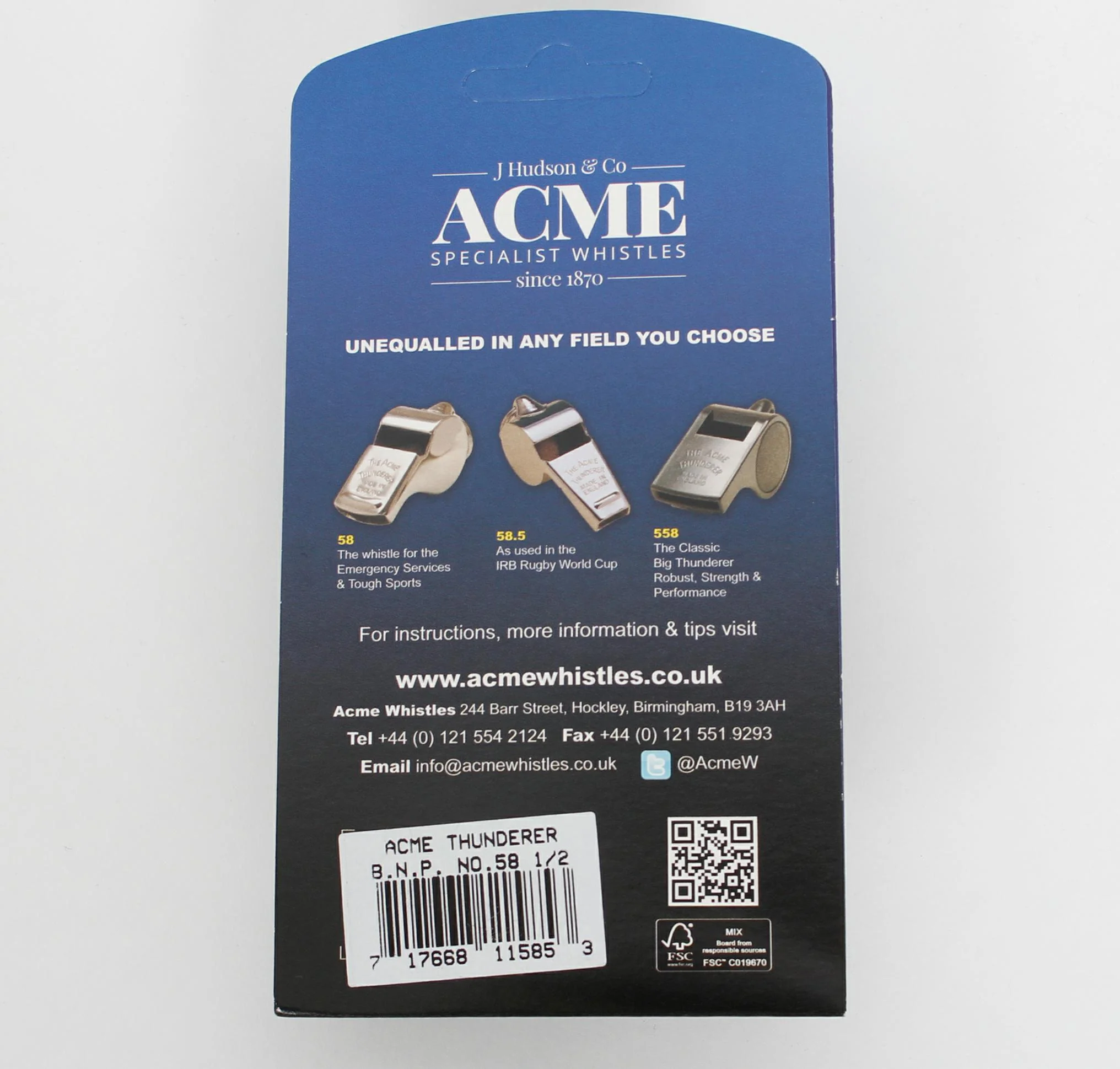ACME 58.5 TAPERED WHISTLE - Image 3