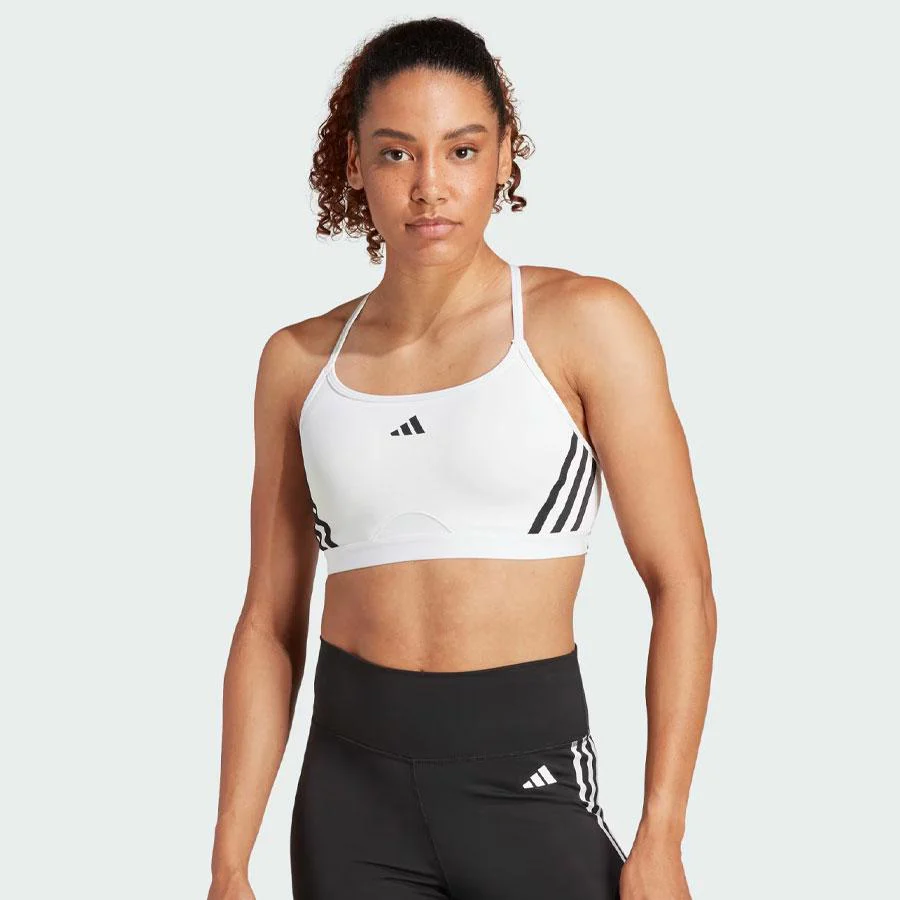 AERCT LS 3S BRA WHITE/BLACK