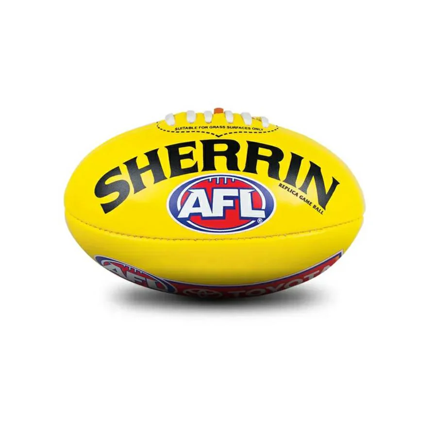 AFL MINI BALL – 20CM YELLOW - Image 2