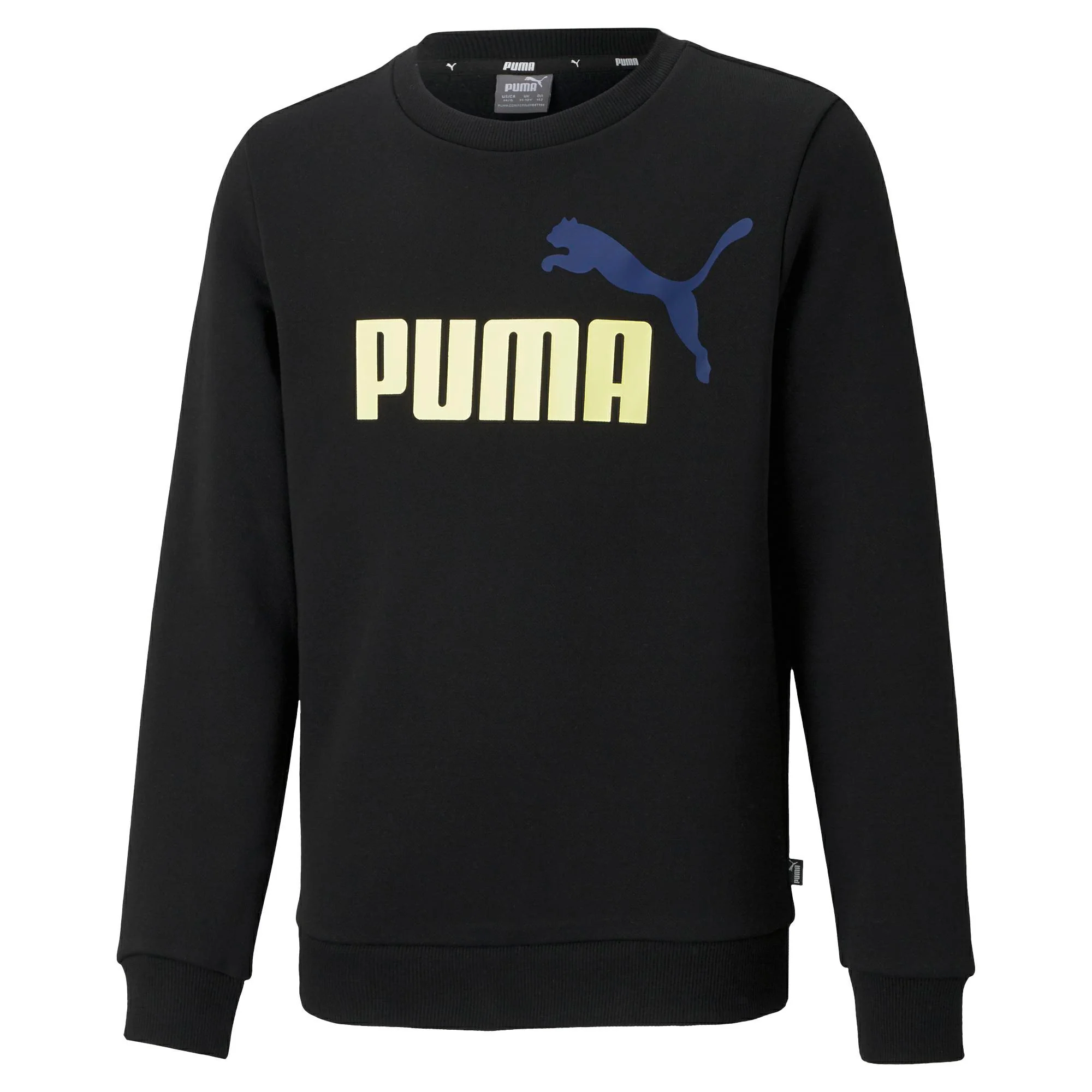 BOYS ESS+ 2 COL BIG LOGO PUMA BLACK