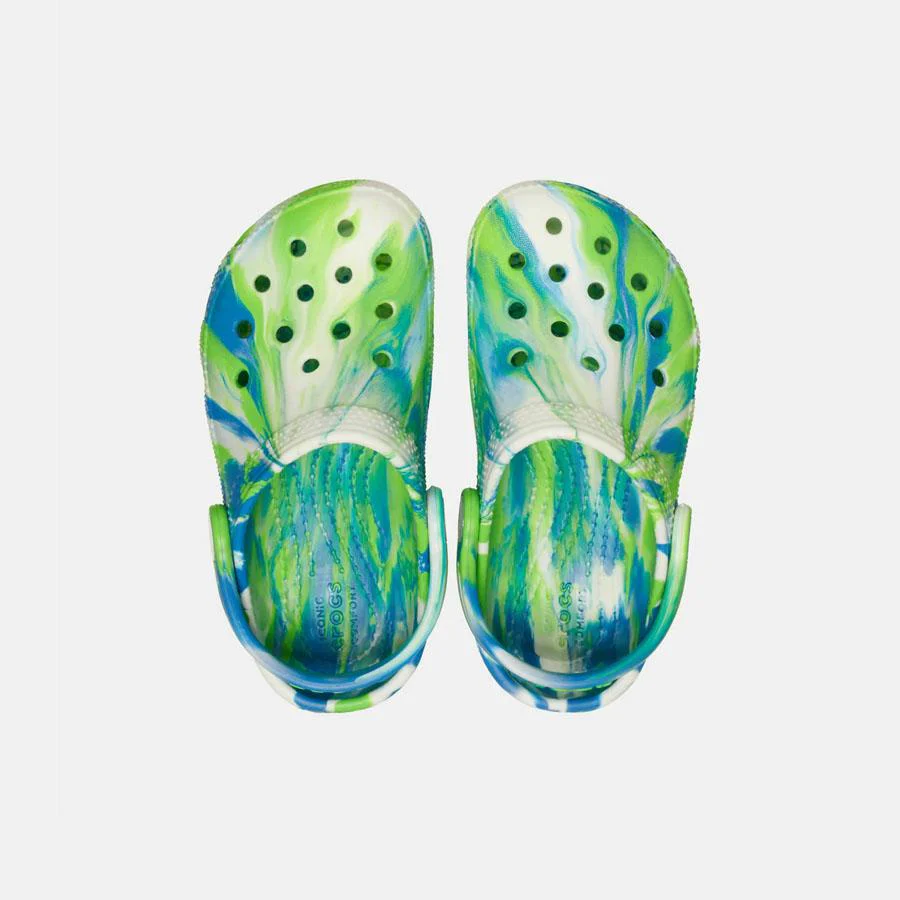 CLASSIC GLOW MARBLED CLOG PREP BLUE/MULTI - Image 2