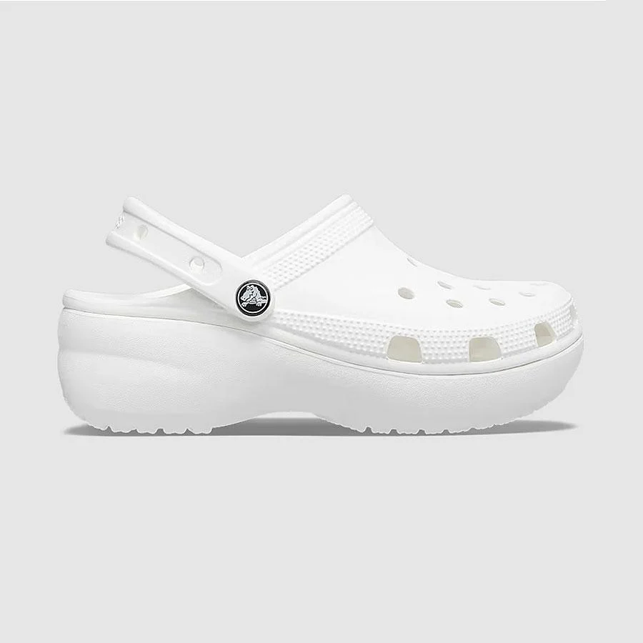 CLASSIC PLATFORM CLOG WHITE