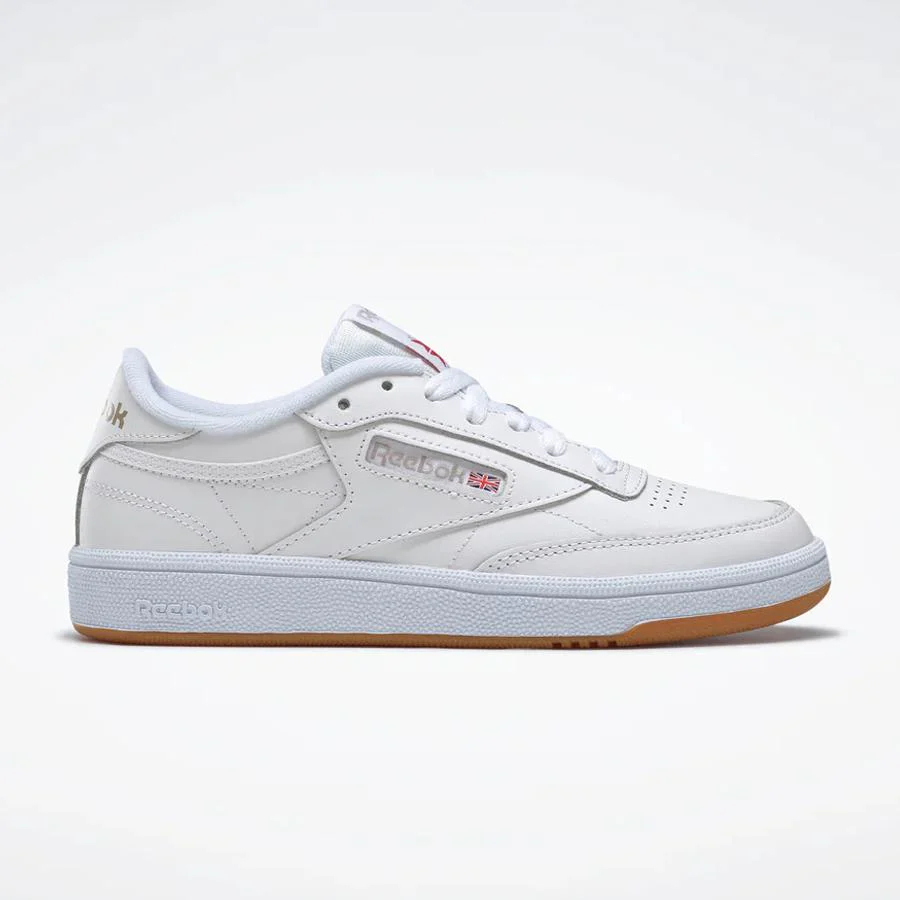 CLUB C 85 WHITE/LIGHT GREY/GUM