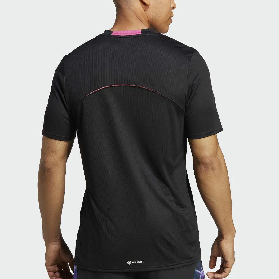 D4M HIIT GF TEE BLACK/PREFUC - Image 2