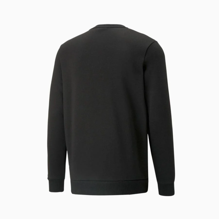 ESS+ 2 COL BIG LOGO CREW PUMA BLACK-PUMA WHIT - Image 2