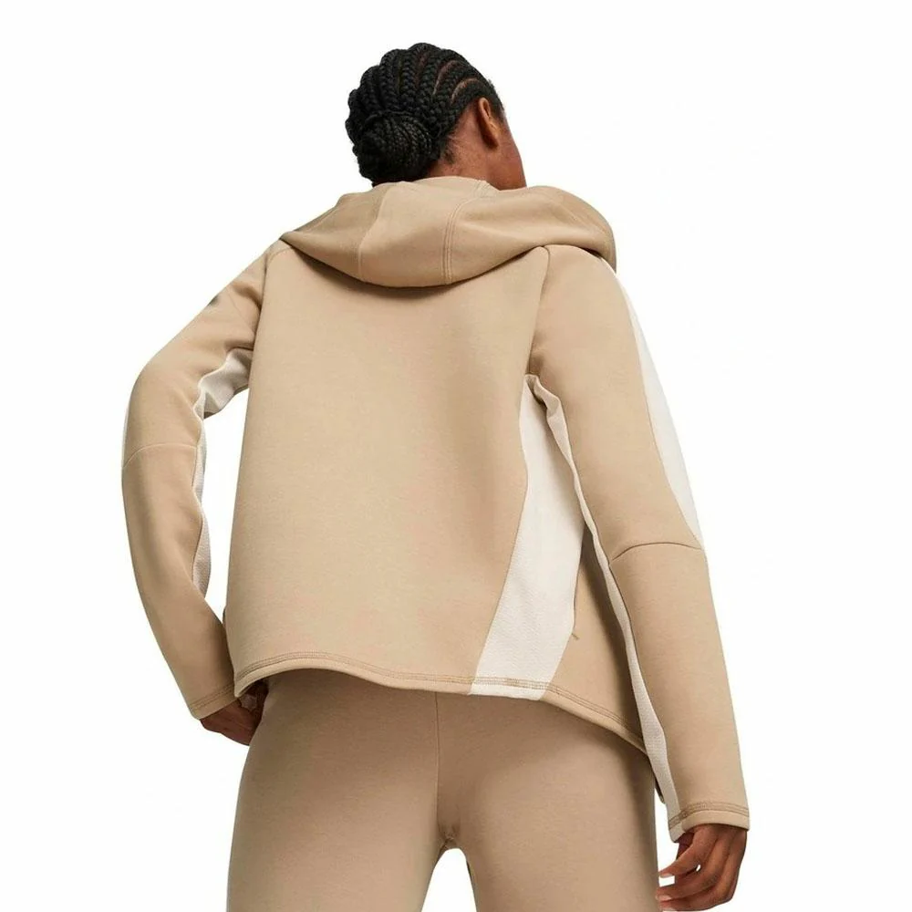 EVOSTRIPE FZ HOODIE PRAIRIE TAN - Image 2