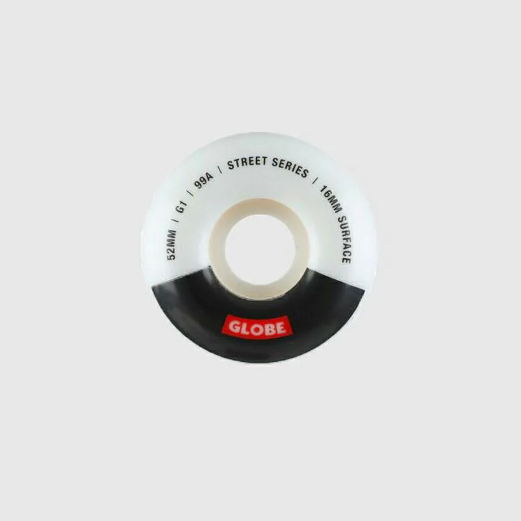 G1 STREET WHEEL WHITE/BLACK/BAR