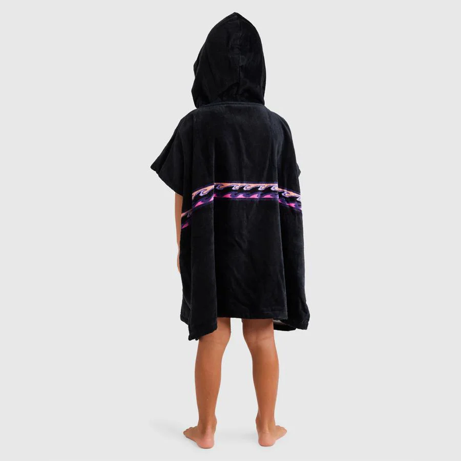 GROMS HOODED TOWEL BLACK - Image 2