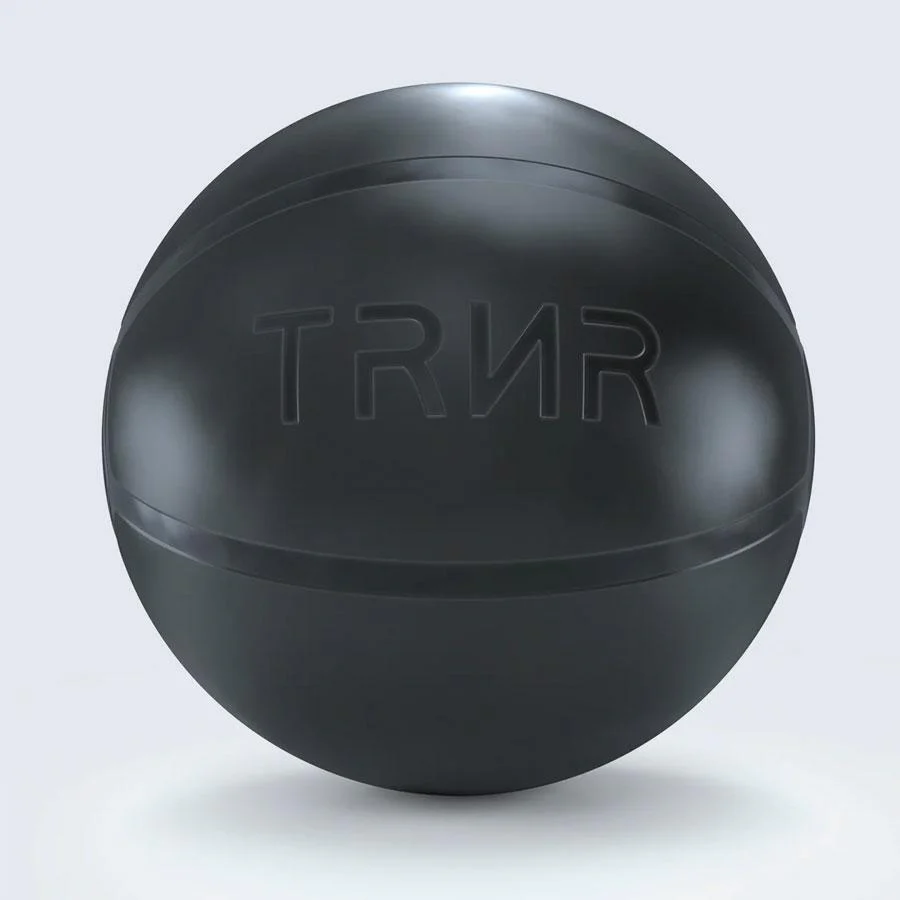 GYM BALL 75CM BLACK - Image 2