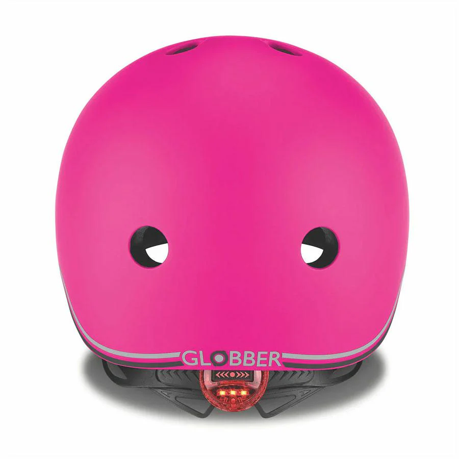 HELMET W/FLASHING LED LIG DEEP PINK - Image 2