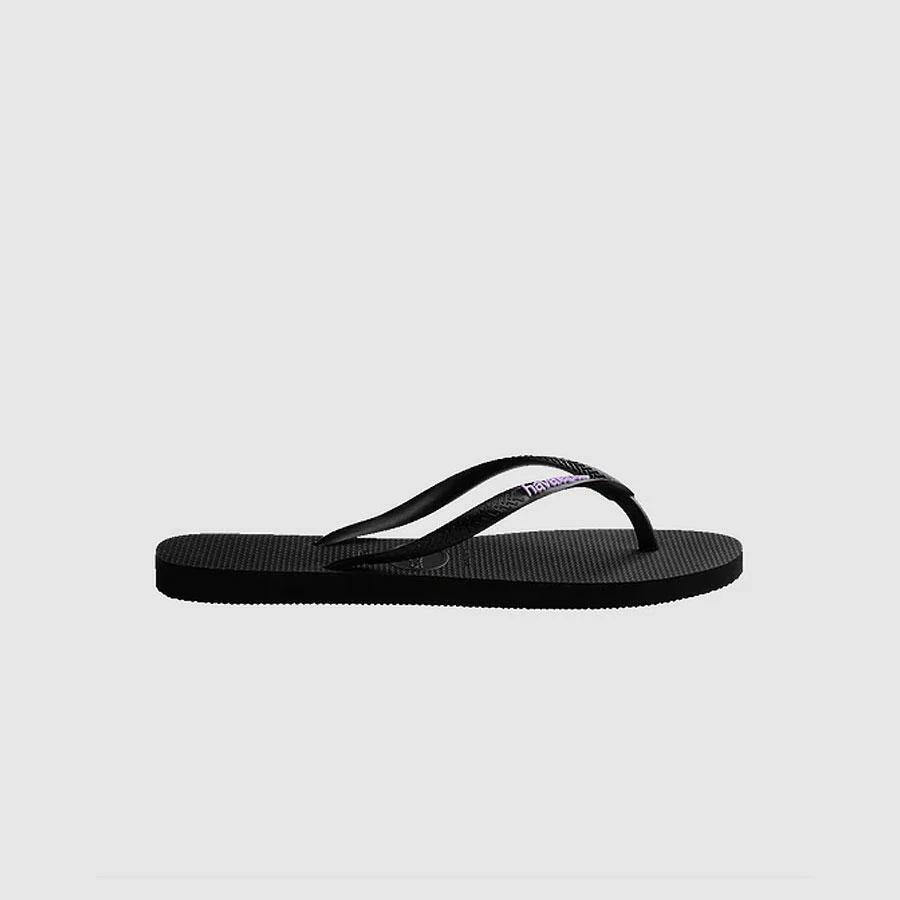 KIDS SLIM RUBBER LOGO BLA BLACK/LILAC - Image 2