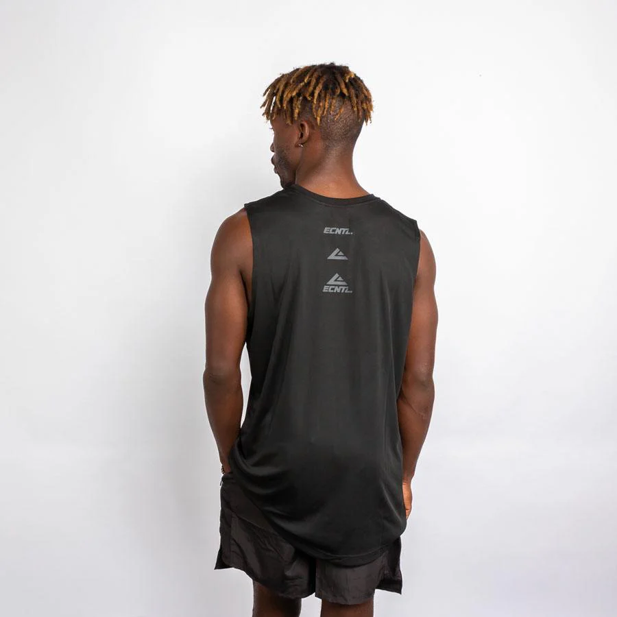 LIMITLESS MUSCLE TANK ONYX BLACK - Image 2
