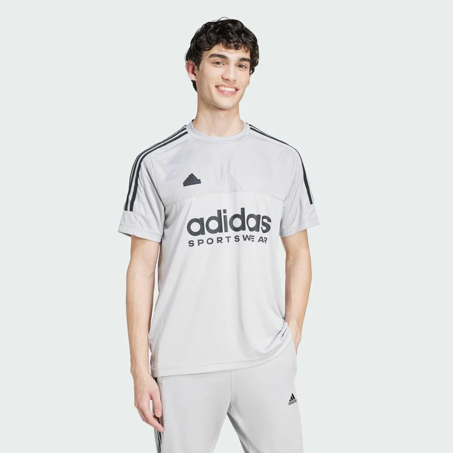 M TIRO TEE Q1 GRETWO/BLACK