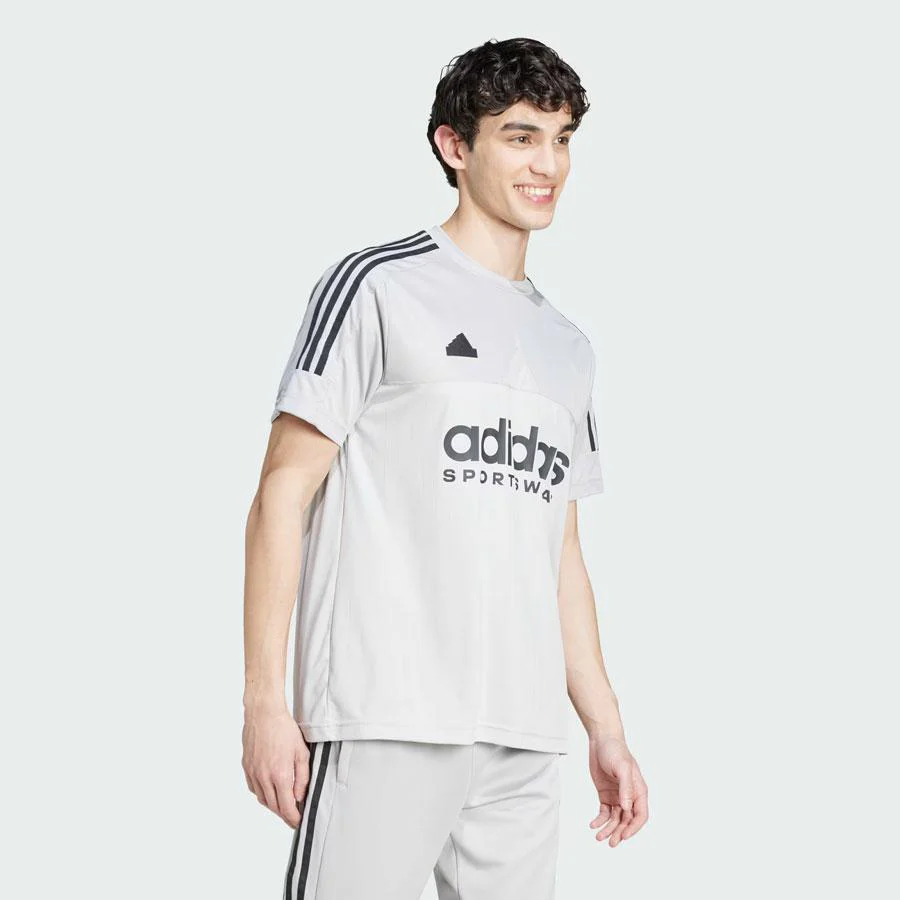 M TIRO TEE Q1 GRETWO/BLACK - Image 2