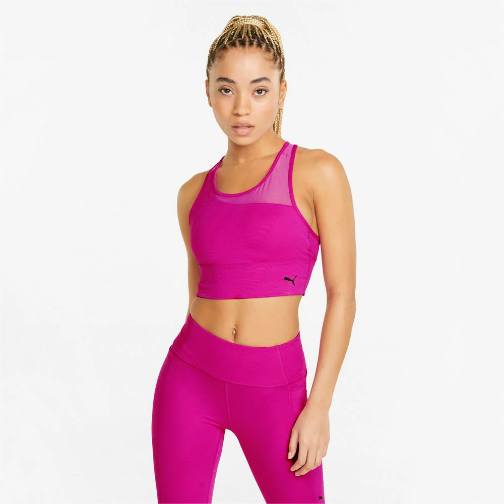 MID IMPACT FLAWLESS BRA DEEP ORCHID