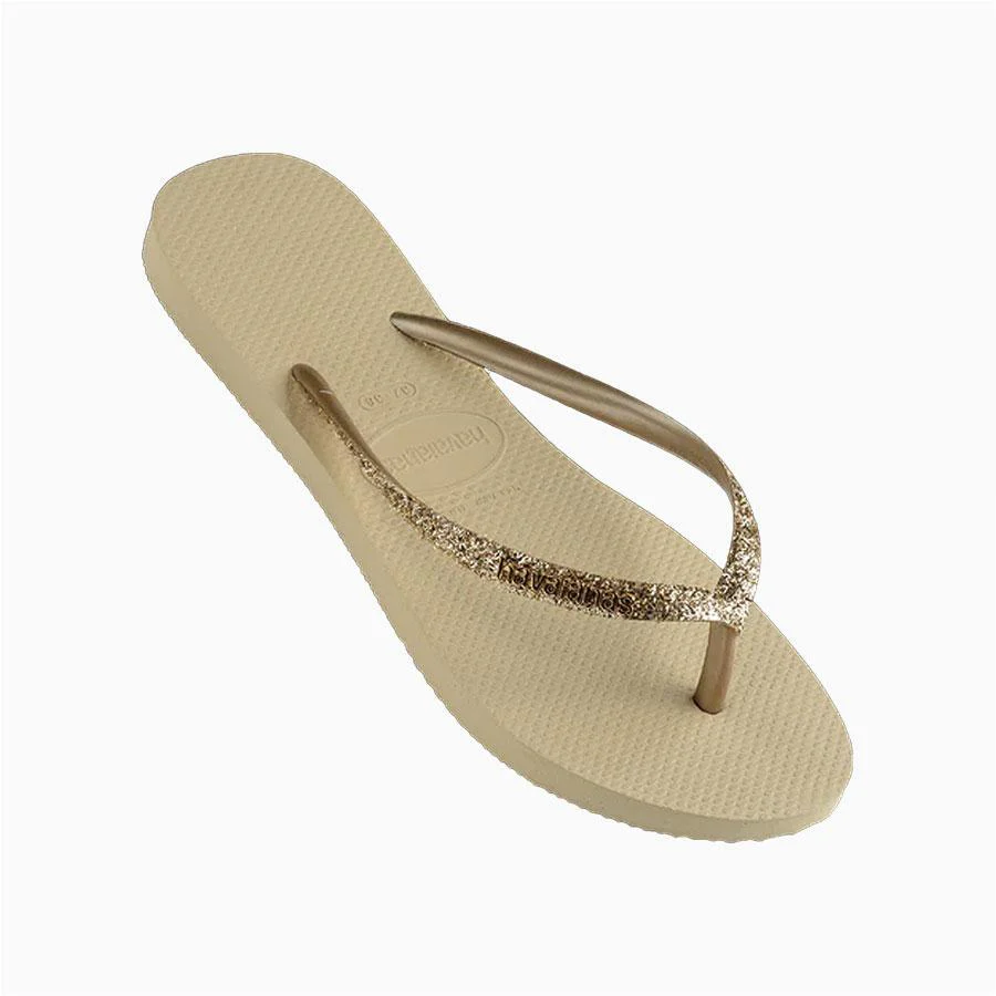 SLIM METAL LOGO GLITTER I SAND GREY - Image 2