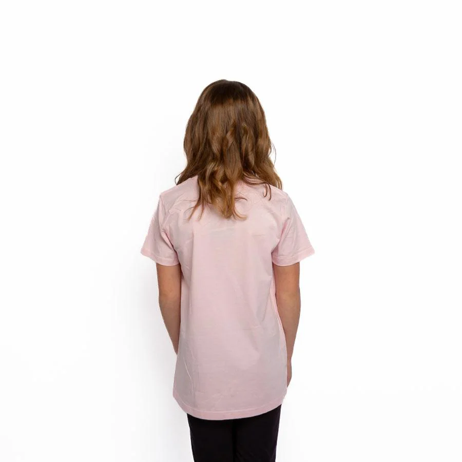 STACKED 2 TONE TEE PINK/BLACK - Image 2