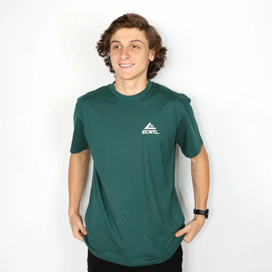 STACKED SMALL LOGO TEE JADE