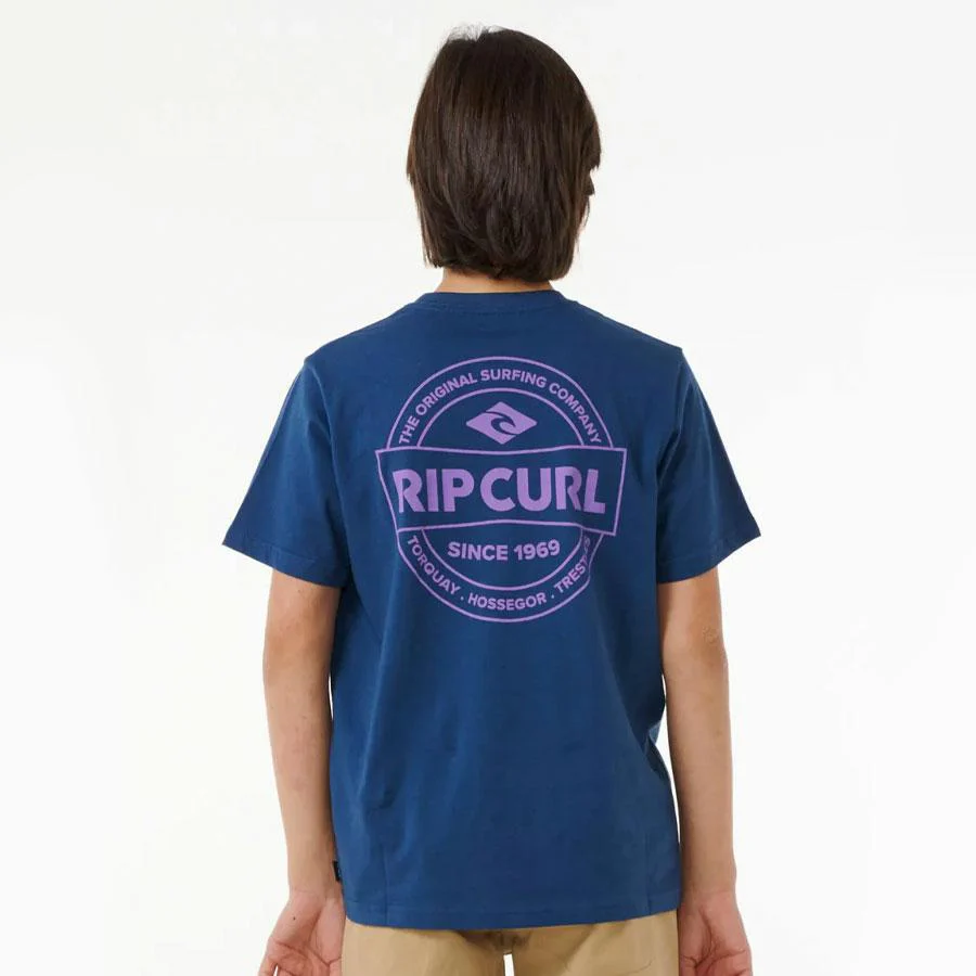 STAPLE TEE -BOY WASHED NAVY - Image 2