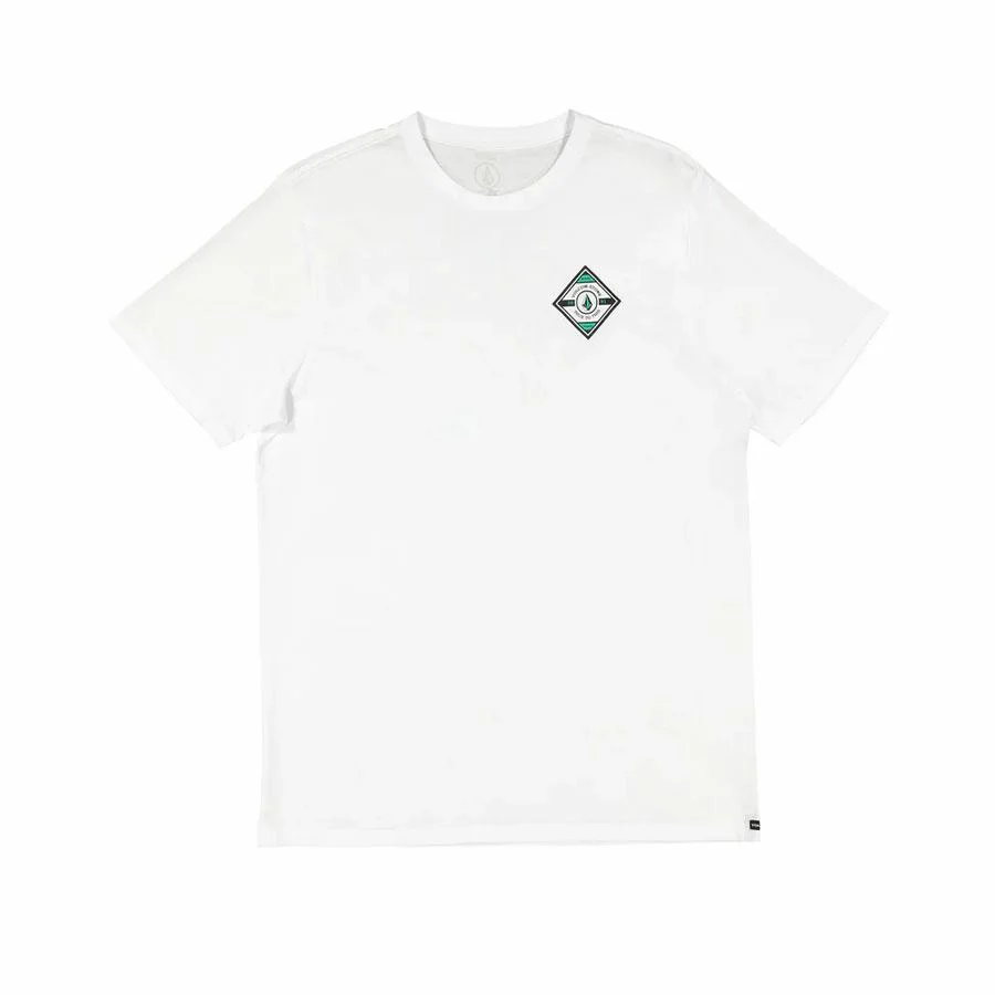 STONE PEG SS TEE WHT