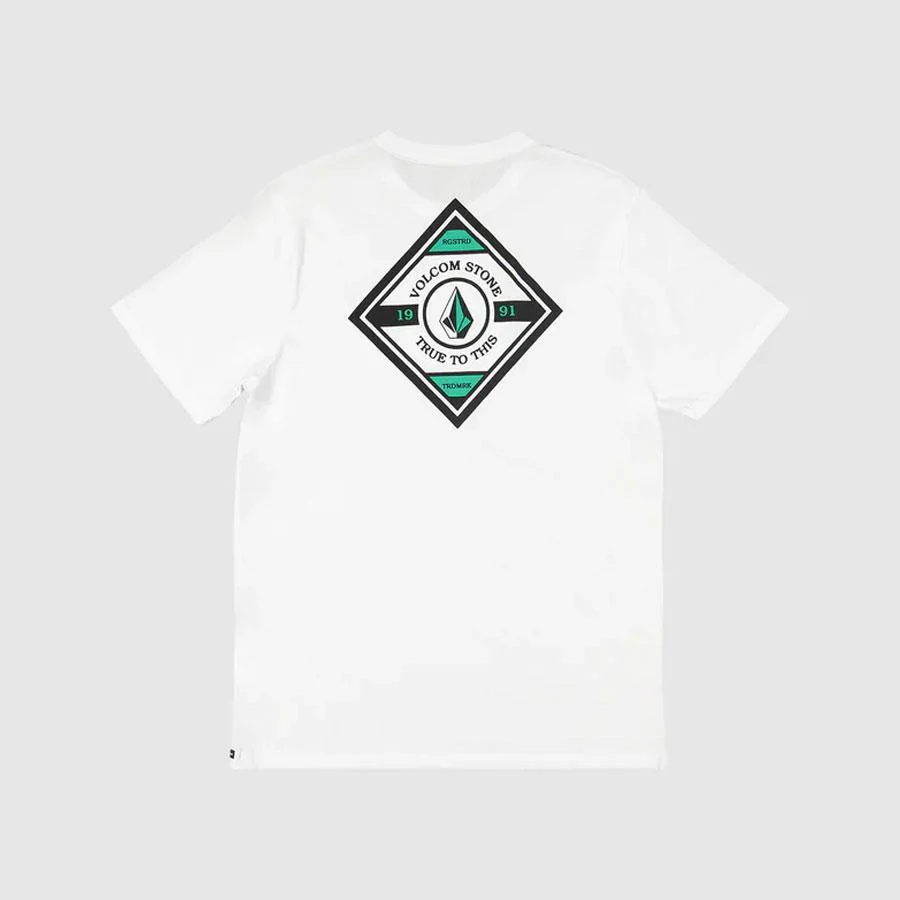 STONE PEG SS TEE WHT - Image 2