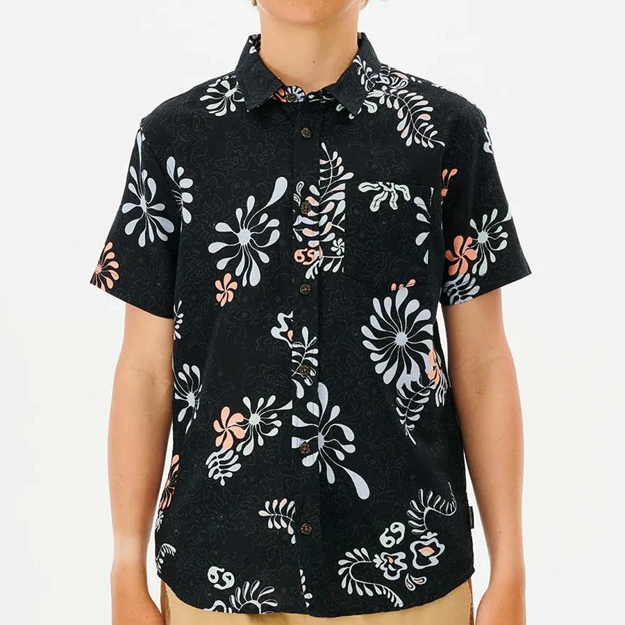 SWC MELTING SS SHIRT -BOY WASHED BLACK