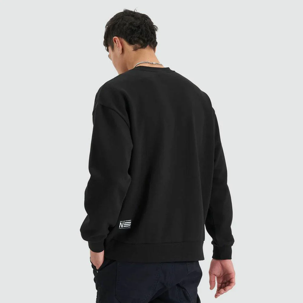 TRACERY HEAVY RELAXED SWE JET BLACK - Image 2