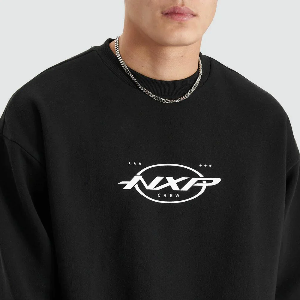 TRACERY HEAVY RELAXED SWE JET BLACK - Image 3