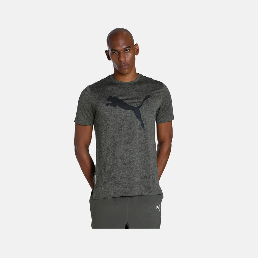 TRAIN FAV HEATHER CAT TEE GRAY