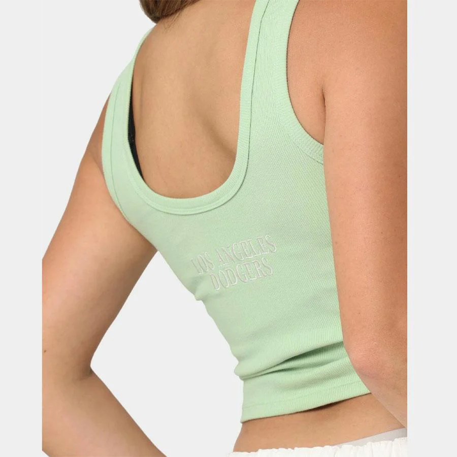 W MSCLE SCOOP VEST DODG QUIET GREEN - Image 2