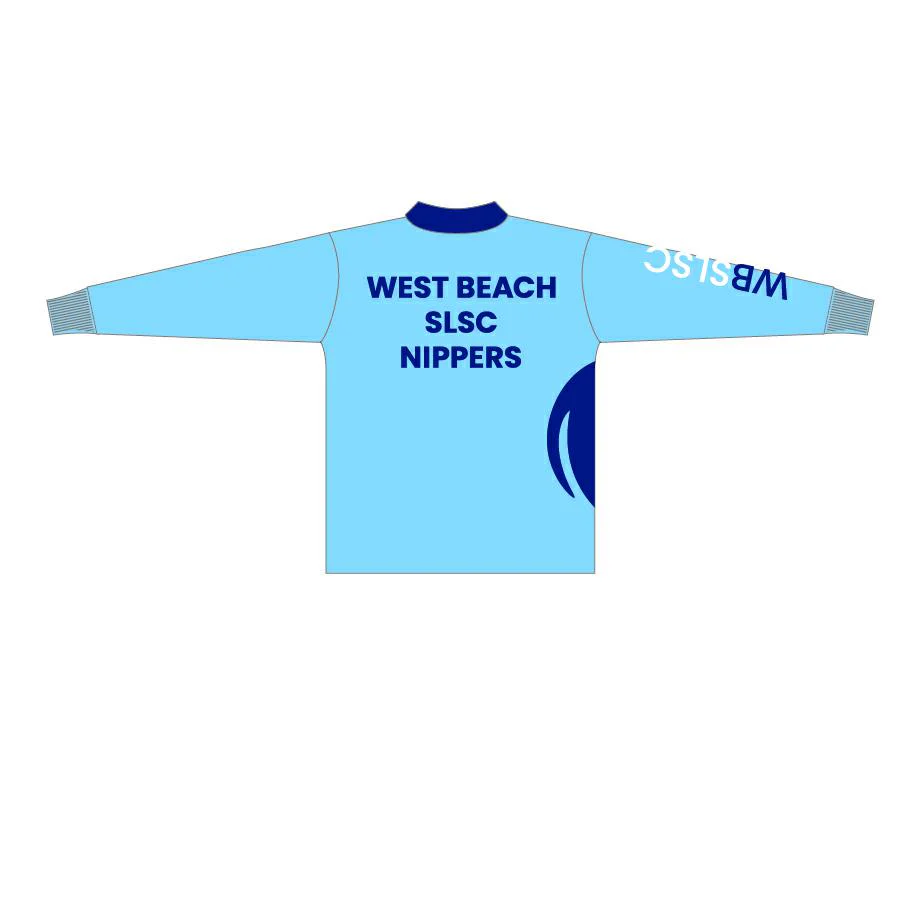 WBSLSC NIPPER POLO JNR NAVY/SKY - Image 2